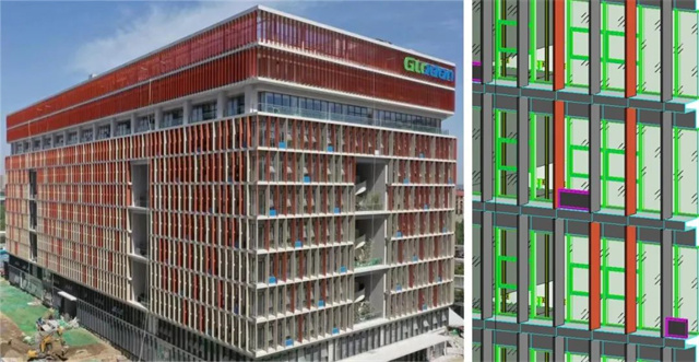 技术与数字共舞 匠心雕琢——江河幕墙助力广联达智慧建筑产品研发及产业化基地幕墙工程